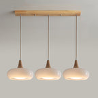 Charlotte Suspension Bois 1/2/3 Lampes - 3 Lampes - Blanc