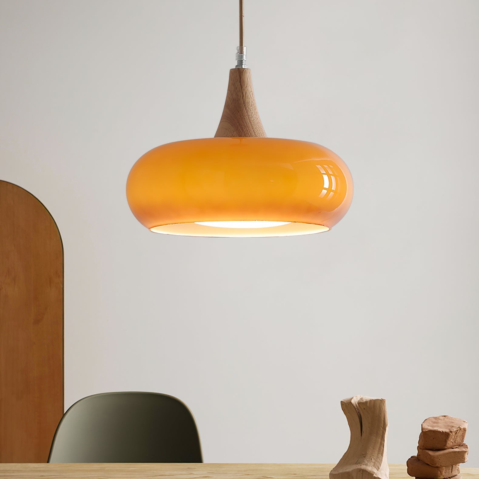 Charlotte Suspension Bois 1/2/3 Lampes - 4