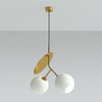 Valentina Suspension Cerise Design LED Métal/Verre Rouge/Noir/Blanc/Or Salon/Chambre - Neutralighting