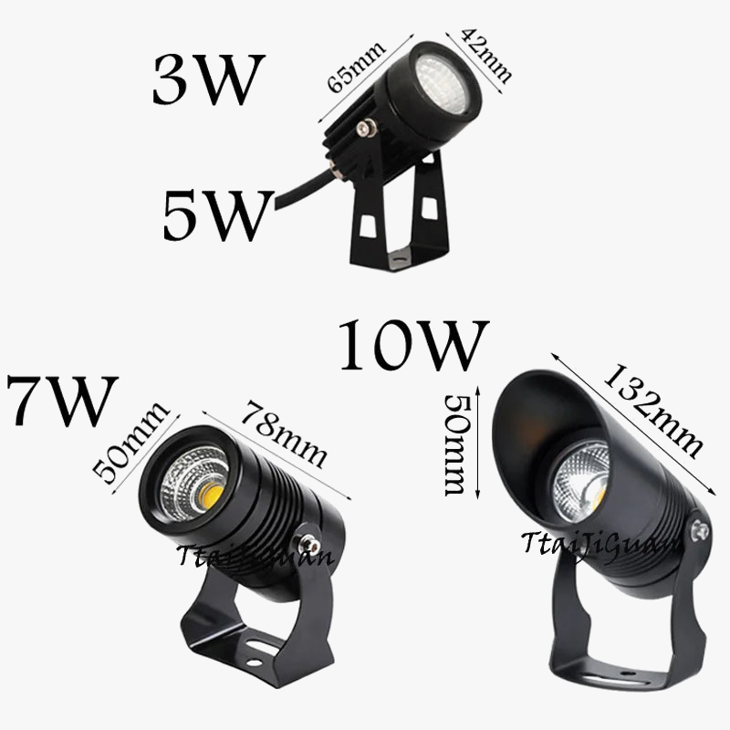 éclairage de jardin led étanche lampe extérieure à piquet pour pelouse