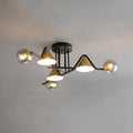 Arisha Design LED Plafonnier Métal/Verre Salon/Chambre à Coucher - Neutralighting
