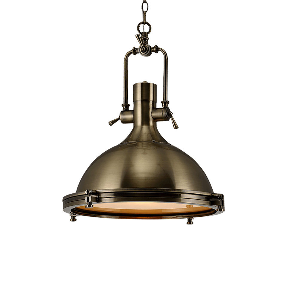 Solara Lampe Suspendue en Laiton Industrielle - Neutralighting
