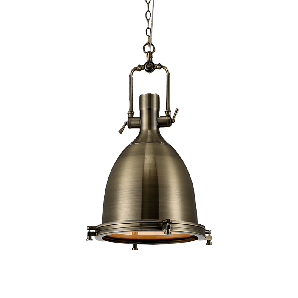 Solara Lampe Suspendue en Laiton Industrielle - Neutralighting