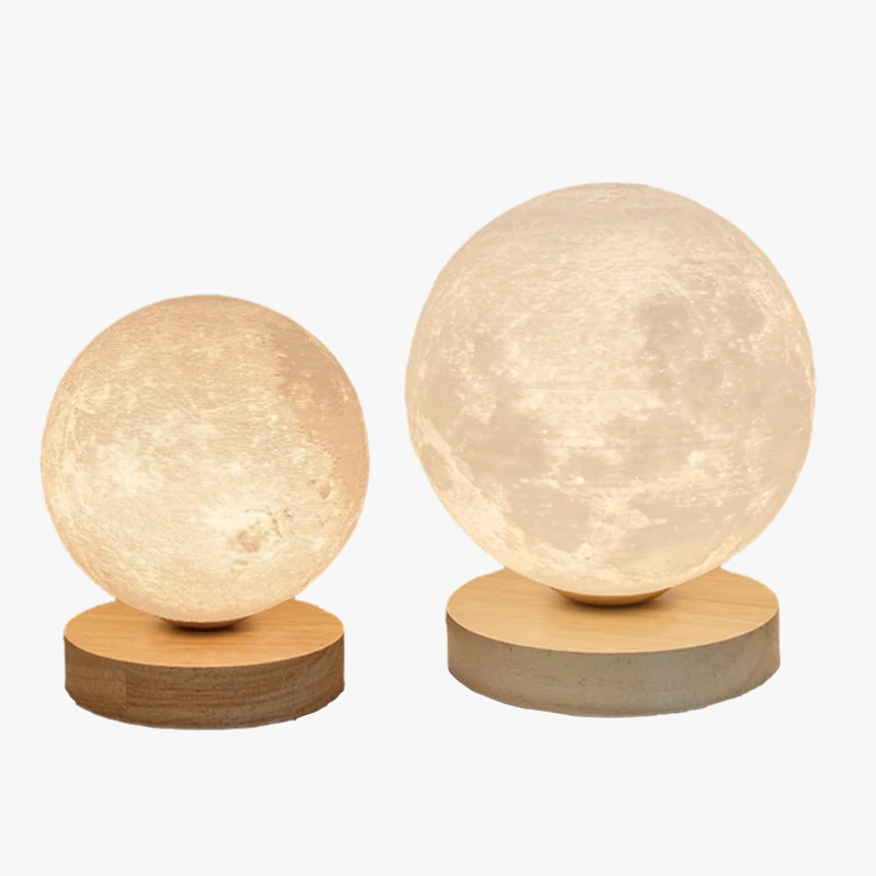 Lampe à poser — Creative 3D lune lampe de Table technologie mode atmosphère lampe chambre d'enfants étudiant lampe chambre étude lampe décorative