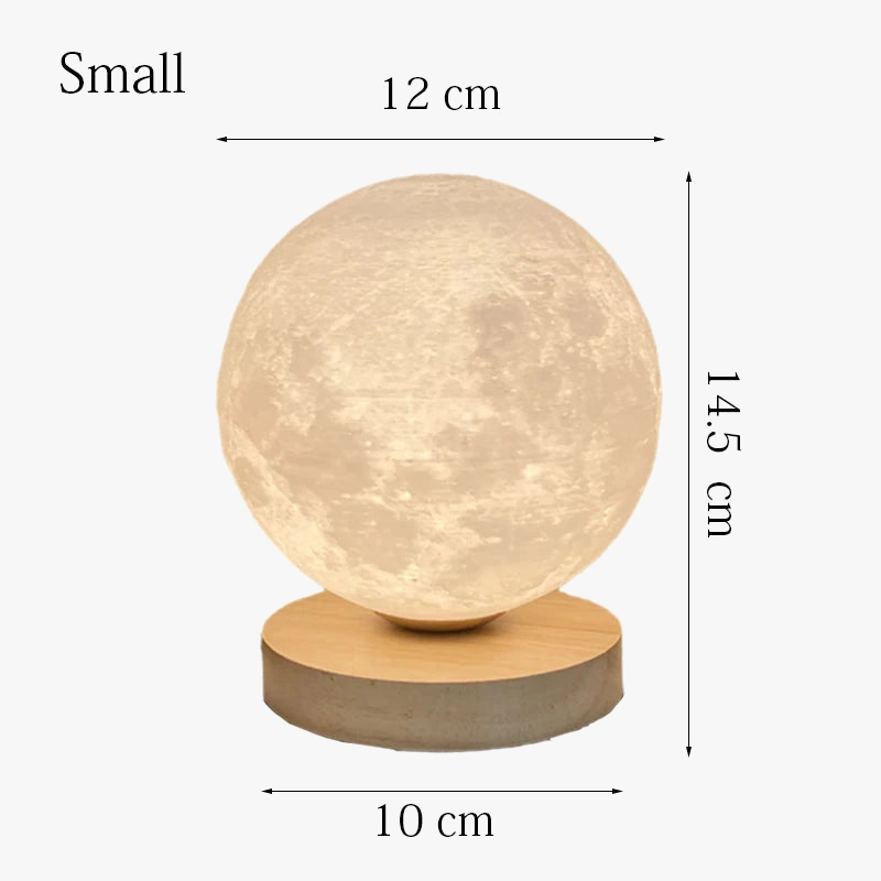 Lampe à poser — Creative 3D lune lampe de Table technologie mode atmosphère lampe chambre d'enfants étudiant lampe chambre étude lampe décorative