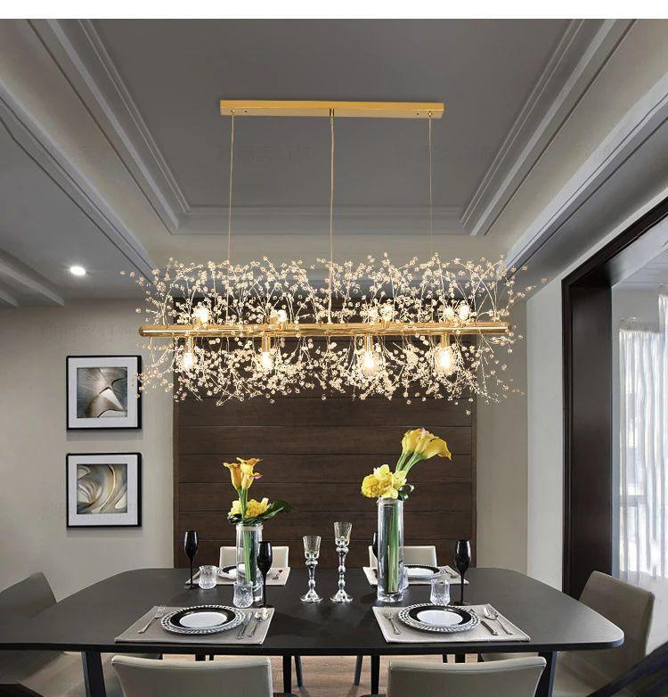 Lustra Chandelier Cristal Pissenlit avec Cristaux - Neutralighting