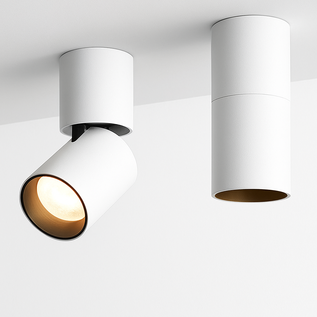 Spots Cylindre de à LED orientables Juliette Ligne - Présence Décorative & Harmonie Intérieure