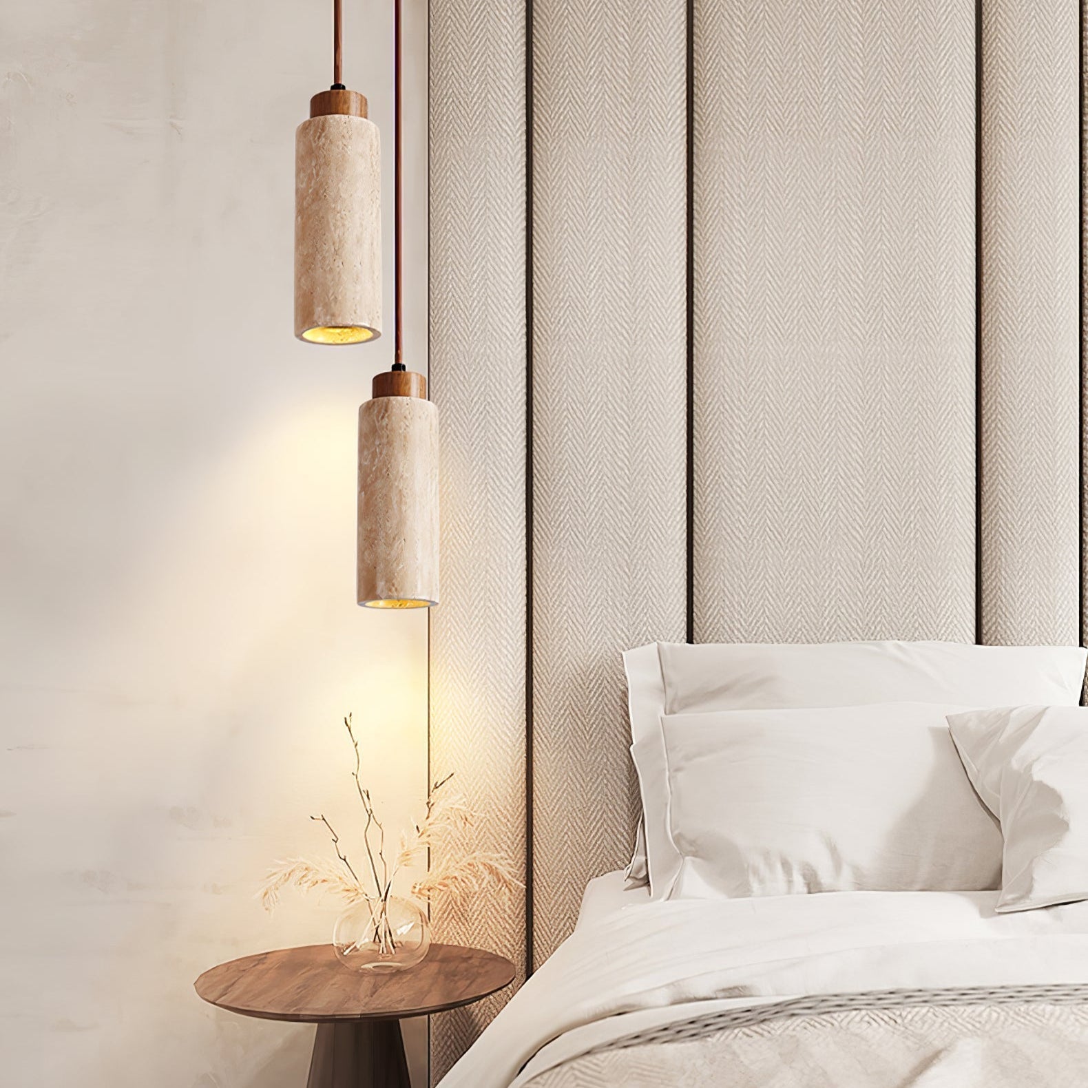 Avloris Travertin Pendentif Lumière - Neutralighting