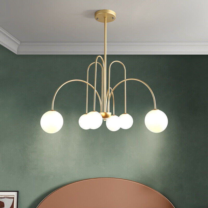 Valentina Moderne Lustre Métal Verre Salon Salle à Manger - Neutralighting