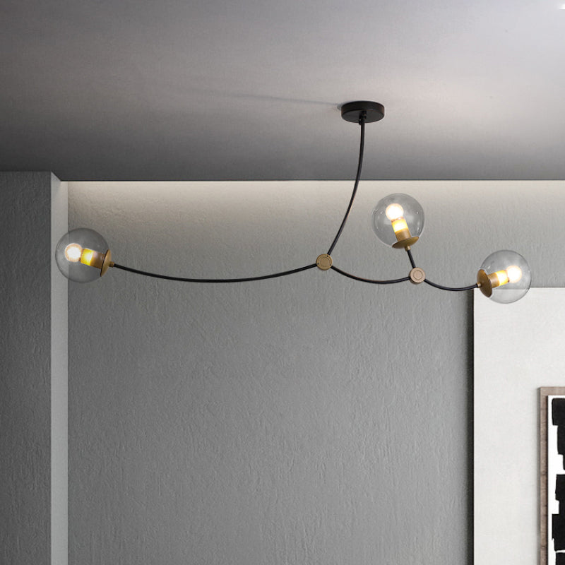 Valentina Plafonnier Linéaire Minimaliste, Metal, Or, Salon - Neutralighting