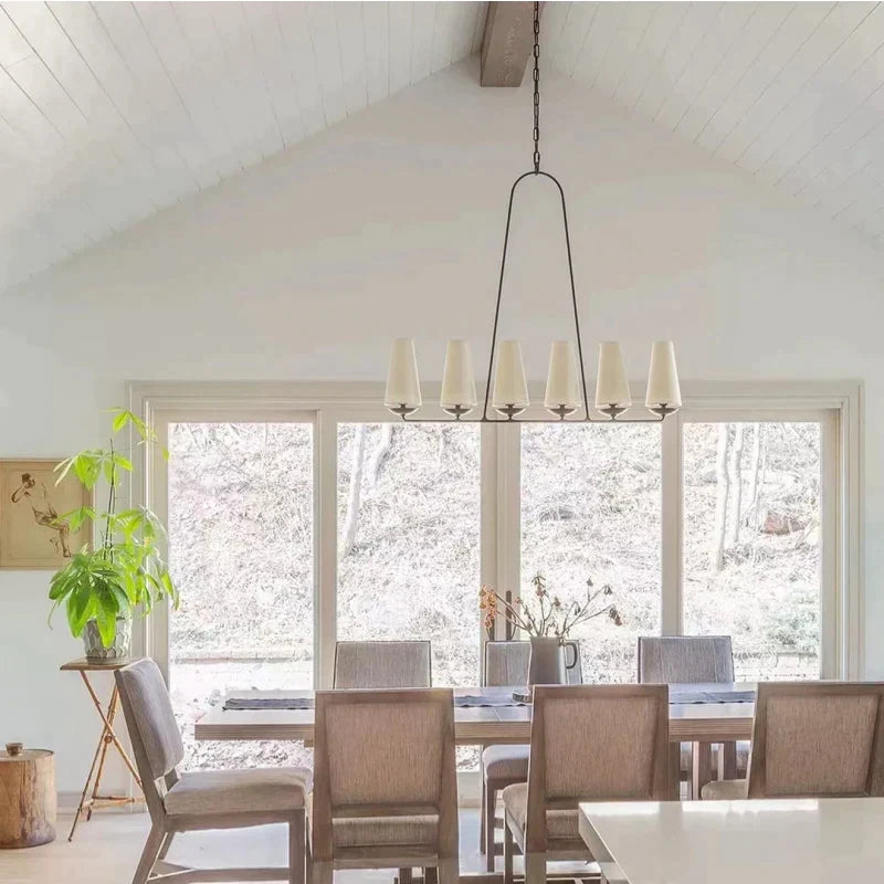 Silva Lustre LED Moderne Design, Métal/Tissu, Noir/Or, Salle à Manger - Neutralighting