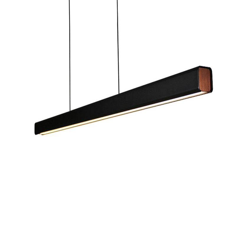 Ray Suspension Linéaire Moderne, Métal, Noir/Blanc, Salon - Neutralighting