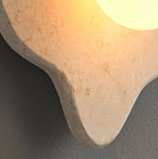 Bloom Applique Murale Rustique en Marbre - Neutralighting
