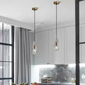 Kristy Luminaires épuré Suspension Moderne LED Métal/Cristal Salon/Salle à manger - Neutralighting