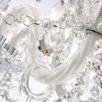 Silva Français Cristal Métal Lustre Salon Salle à Manger - Neutralighting