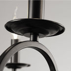 Silva Américain Cristal Métal Lustre Restaurant Salle à Manger - Neutralighting