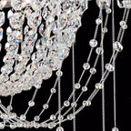 Kristy Italien Métal Cristal Lustre Plafonnier Salon Salle à Manger - Neutralighting