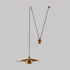 Pyra Suspension Linéaire Dorée Réglable En Hauteur. Métal - Neutralighting