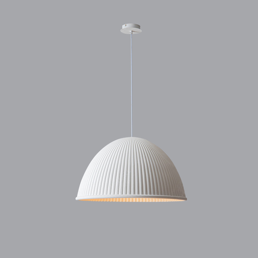Valentina Suspension Dôme Moderne, Résine, Blanc/Noir/Gris, Librairie/Chambre à Coucher - Neutralighting