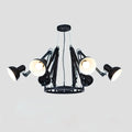 Lustra Chandelier Noir à Bras Multiples Ajustables - Neutralighting