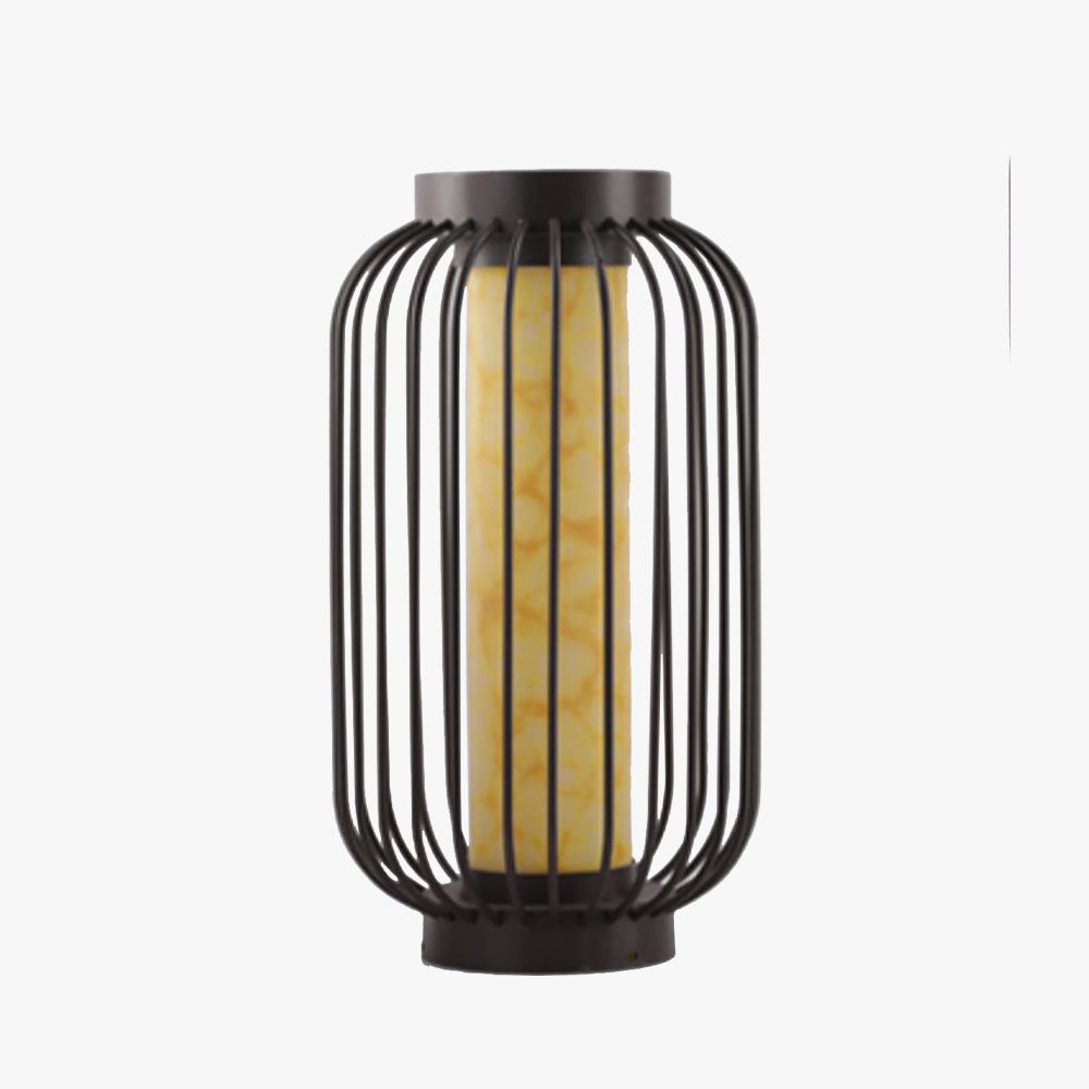 Ray Lampadaire Solaire Cylindre Moderne, Métal, Noir, Allée - Neutralighting