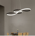 Durell Suspension Linéaire Nordique Chambre - Noir - 75 cm - Blanc froid