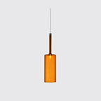 Priya Lustre Suspension Moderne Minimaliste Verre Clair/Gris Bar - Neutralighting