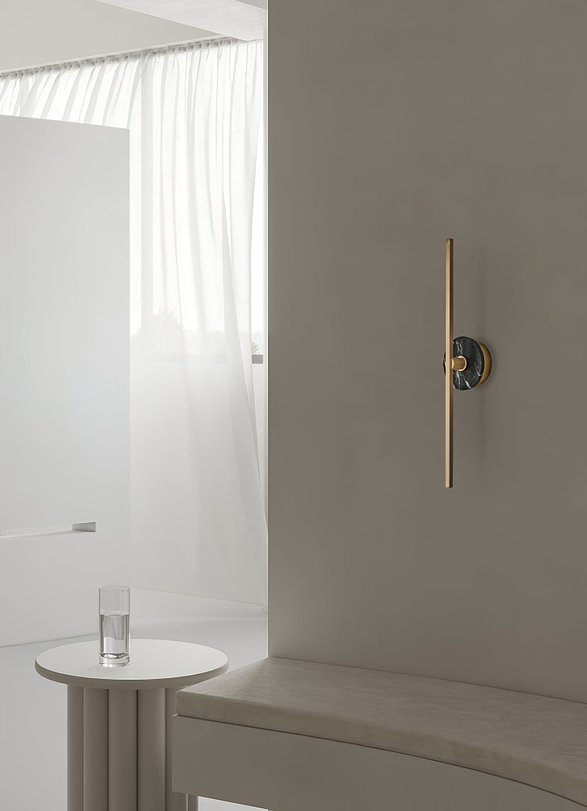 Elmarir Applique Murale Linéaire en Albâtre - Neutralighting