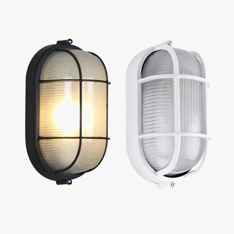 Plafonnier — E27 rétro éclairage extérieur LED étanche appliques murales pour jardin cour balcon couloir plafonniers cuivre Vintage applique 220V