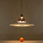 Arisha Suspension LED Moderne Métal/Acrylique Chromé/Noir - Neutralighting