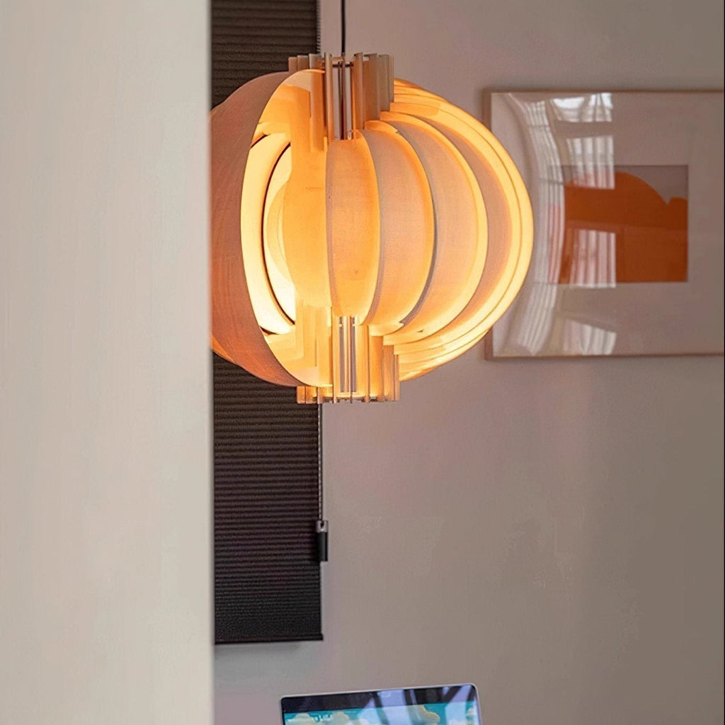 Ivraeus Suspension en Bois Anneau Élégance Premium - Neutralighting