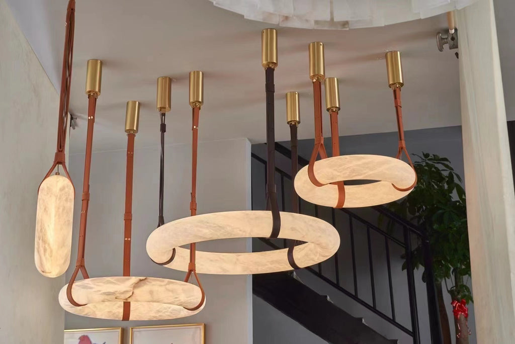 Luste Chandeliers Modernes en Albâtre - Neutralighting