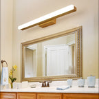 Quinl Applique Murale Miroir Linéaire Minimaliste. Bois. Noyer. Salon - Neutralighting