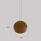 Valentina Suspension Ronde Simple, Métal/Résine, Noir/Vert/Brun/Gris/Blanc, Chambre à Coucher/Bureau - Neutralighting