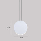 Valentina Suspension Ronde Simple, Métal/Résine, Noir/Vert/Brun/Gris/Blanc, Chambre à Coucher/Bureau - Neutralighting
