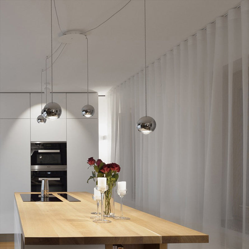 Valentina Design Moderne LED Luminaires Suspensions Or/Argent Chambre/Salon - Neutralighting