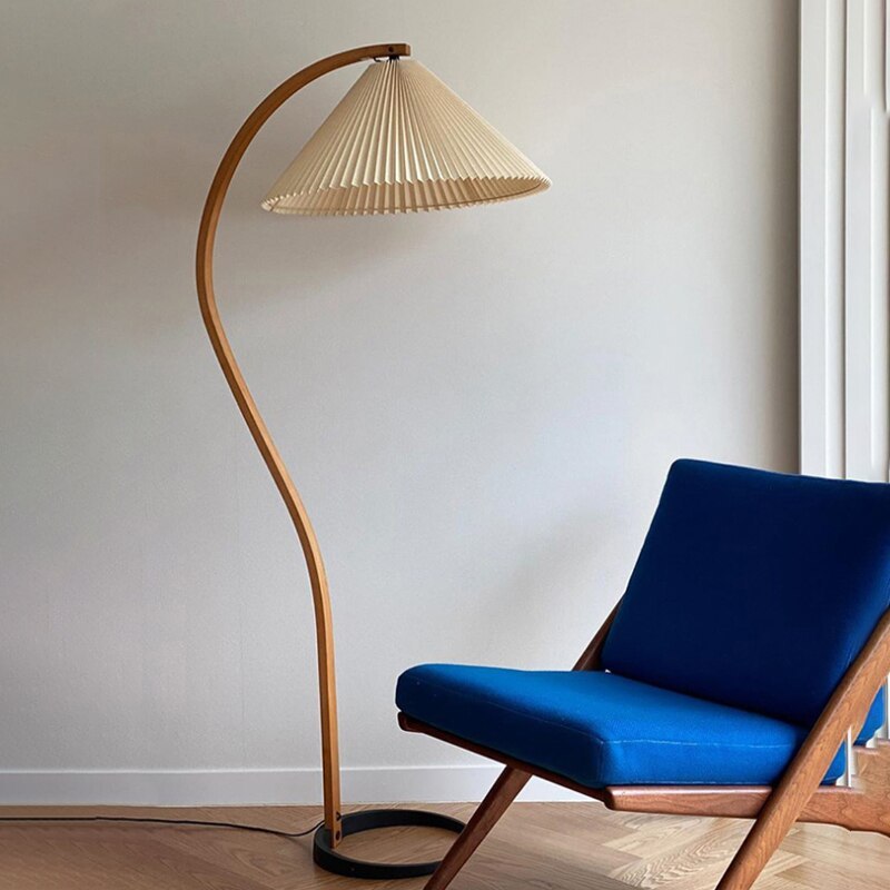 Muto Design LED Lampadaire Métal/Bois Chambre/Salon Intérieur - Neutralighting