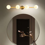 Valentina Applique Murale Design LED Linéaire Globe Moderne Métal/Verre Intérieur Salle de Bain - Neutralighting