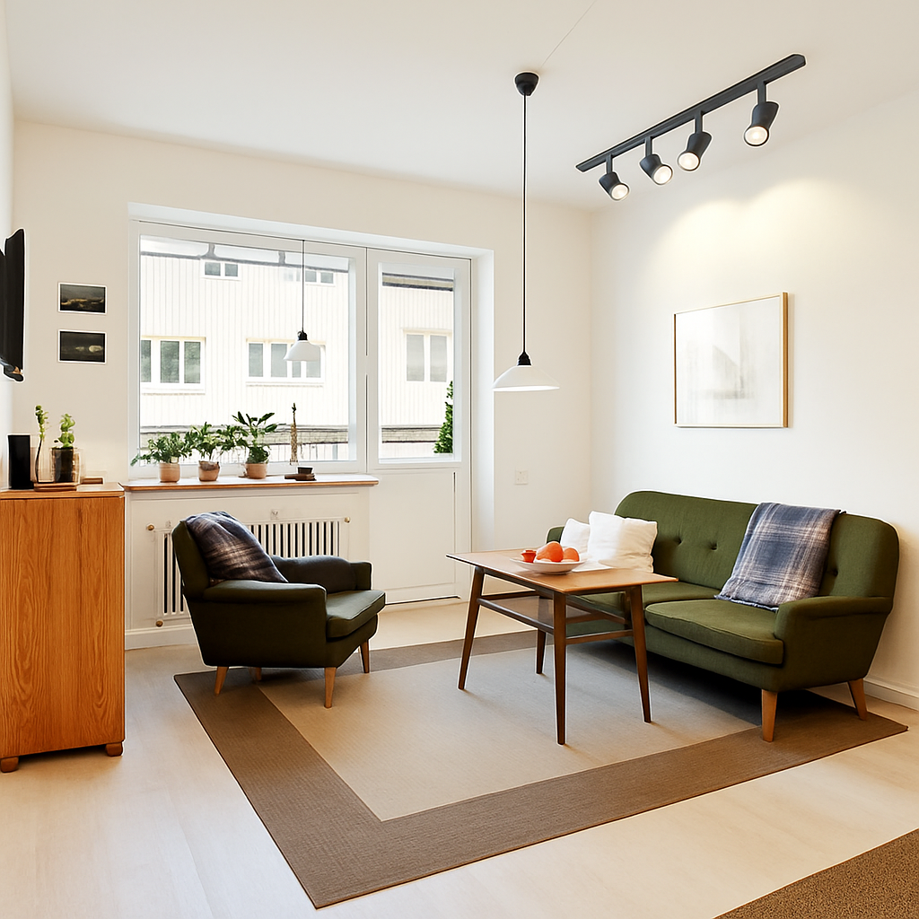 Luminaire — Ensemble d'éclairage sur rail dimmable pour maison intelligente