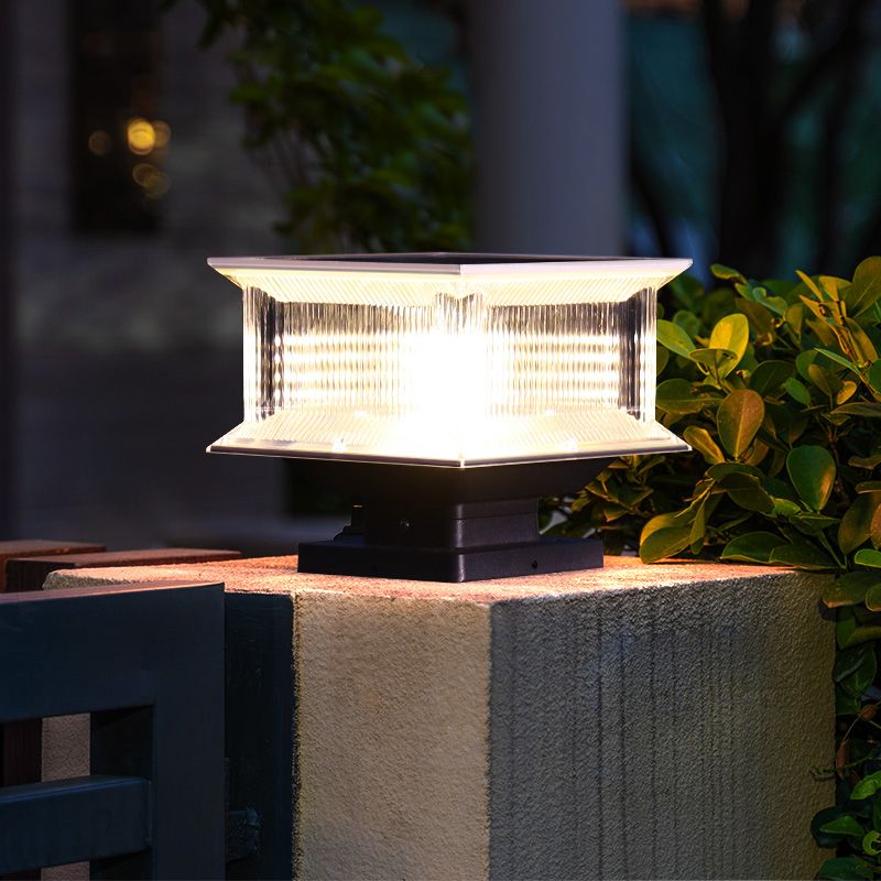 Ray Lampe de Poteau Solaire, L 18 CM - Neutralighting