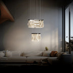 Kristy Moderne Or LED Lustre Métal Acrylique Chambre/Salon - Neutralighting