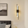 Dune Applique Murale d'Intérieur Linéaire Nordique Noir/Or. Chambre - Neutralighting