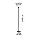 Valentina Moderne Tasse Lampadaire Multicolore Métal Acrylique - Neutralighting