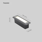 Ray Moderne LED Lampadaire Extérieure Noir Métal/Acrylique Jardin Couloir - Neutralighting