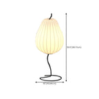 Ritta Lampadaire Poire Moderne, Métal/Tissu, Beige, Salon - Neutralighting