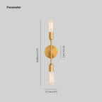 Silva Applique Murale Design Moderne LED Métal Noir/Argent/Or Salle de Bain/Chambre - Neutralighting