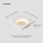 Aria Applique Murale de Peinture Dimmable avec Télécommande, 2 Style, Blanc, Salon - Neutralighting