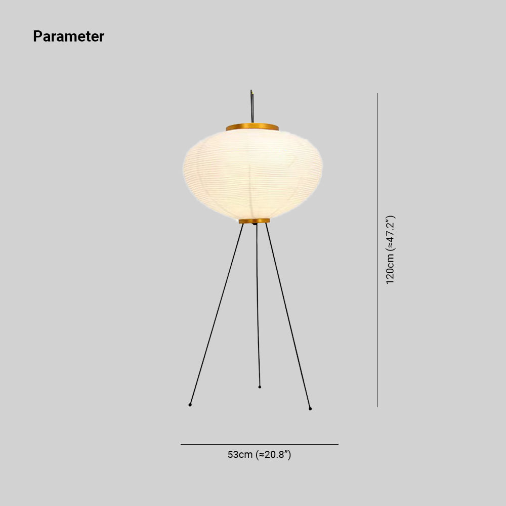 Ritta Design Lampadaire Simple Métal/Papier Blanc Bureau/Salon - Neutralighting