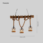 Silva Luminaires Suspensions Lanterne Vintage Métal/Bois Marron Salon/Chambre à Coucher - Neutralighting