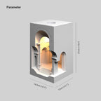 Ray Applique Murale Art Déco Flush LED Encastrée, 3 Styles, Blanc, Salon - Neutralighting